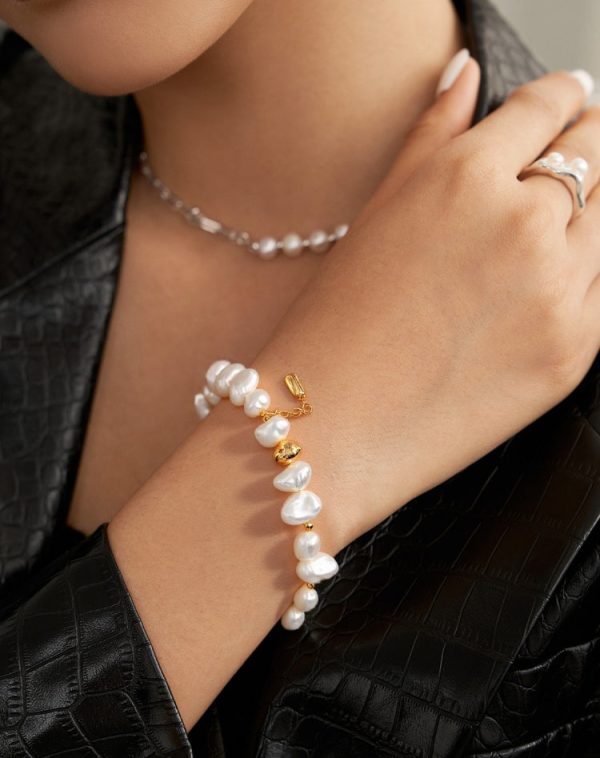 Special shaped natural pearl bracelet - 图片 2