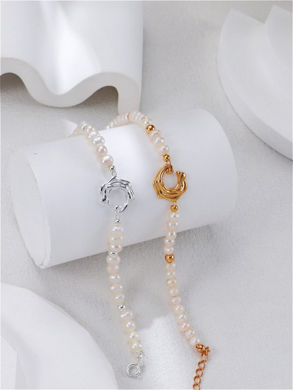 Ocean Wave Pearl Bracelet - 图片 4