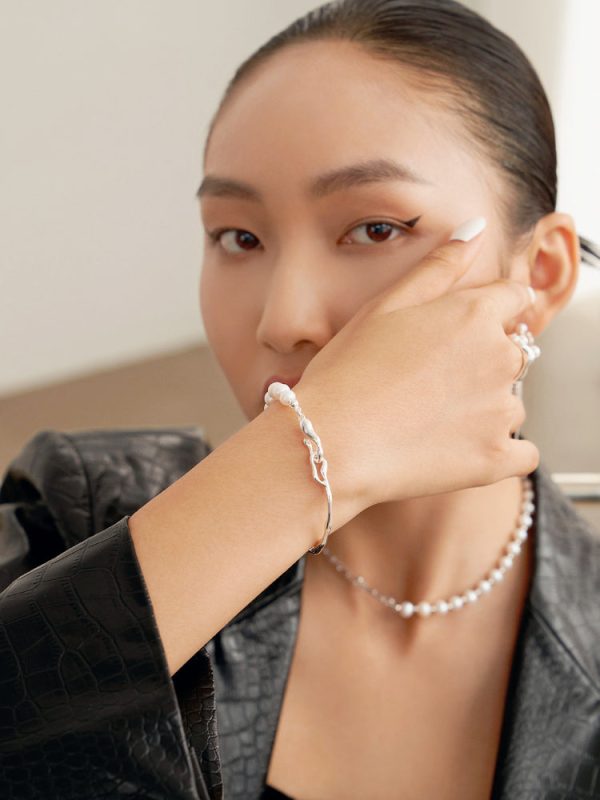 Water drop pearl bracelet - 图片 4