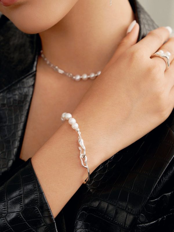 Water drop pearl bracelet - 图片 5