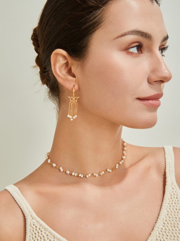Woven Pearl Necklace - 图片 6
