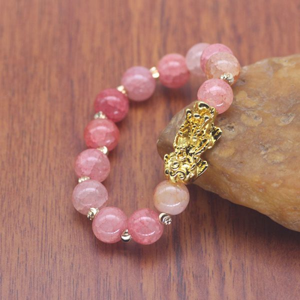Feng Shui Wealth Beads Bracelet Lucky Charm Obsidian Pi Xiu Bracelet