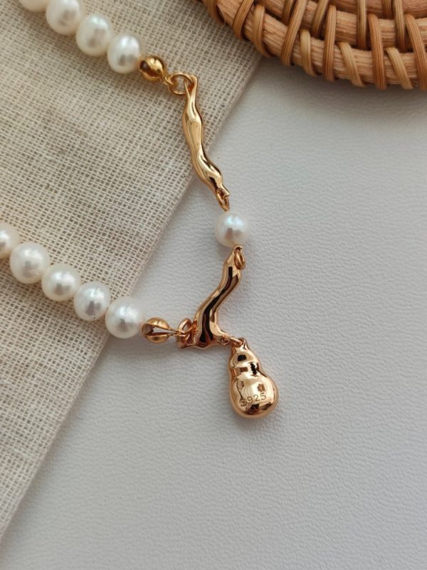Water drop pendant pearl bracelet - 图片 5