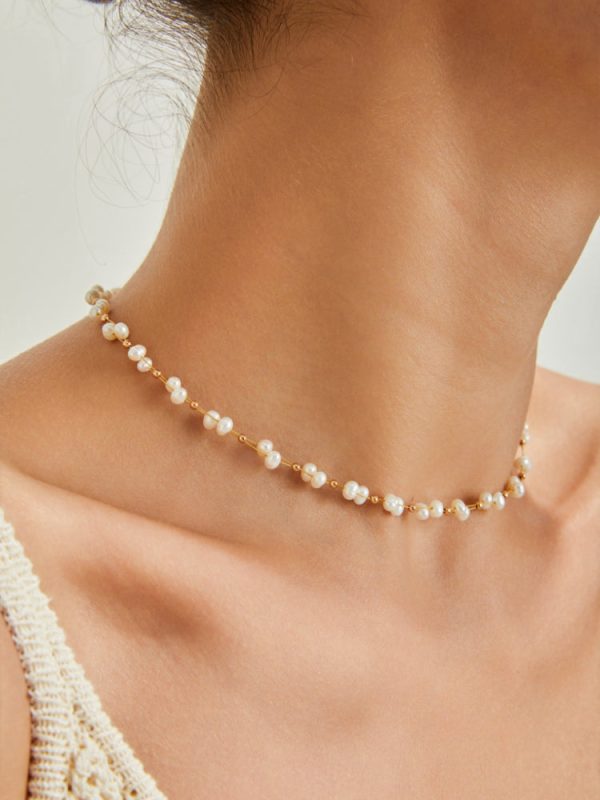 Woven Pearl Necklace - 图片 5