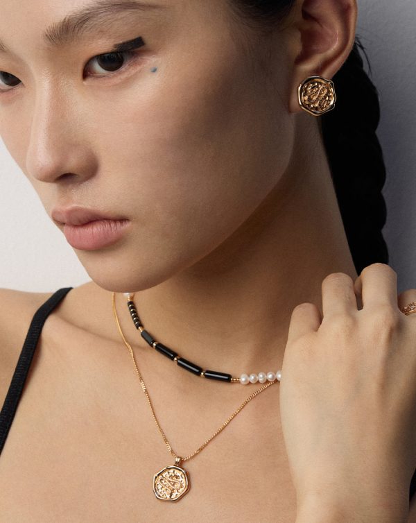 Natural Agate Pearl Necklace - 图片 4