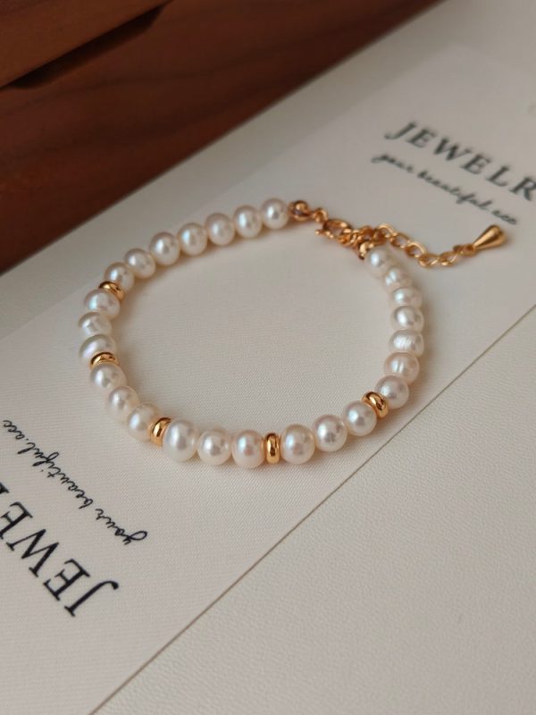 Natural Freshwater Pearl Bracelet - 图片 4