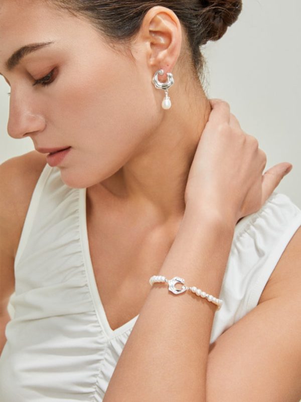 Ocean Wave Pearl Bracelet - 图片 6