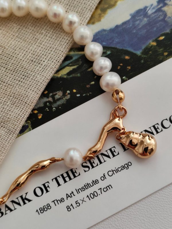 Water drop pendant pearl bracelet - 图片 3