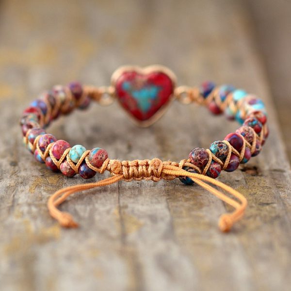 Passionate Heart Jasper Bracelet - 图片 2