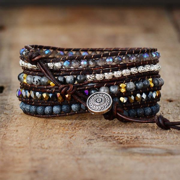 Powerful Force Onyx Wrap Bracelet - 图片 3